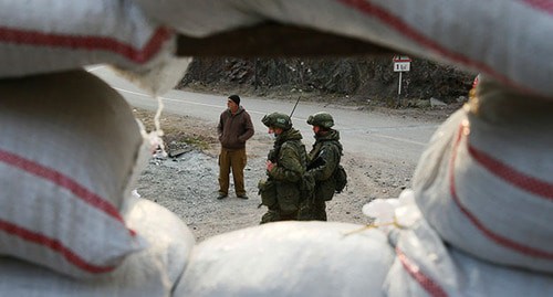 Russian peacemakers. Nagorno-Karabakh, November 15, 2020. Photo: REUTERS/Stringer Russian peacemakers. Nagorno-Karabakh, November 15, 2020. Photo: REUTERS/Stringer