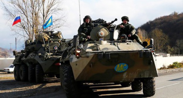 Russian peacemakers in Nagorno-Karabakh. November 14, 2020. Photo: REUTERS/Stringer Russian peacemakers in Nagorno-Karabakh. November 14, 2020. Photo: REUTERS/Stringer