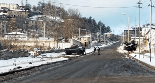 Shusha, December 2020. Screenshot of the video by İCTİMAİ TV https://www.youtube.com/watch?v=cwxiG_fgFvM Shusha, December 2020. Screenshot of the video by İCTİMAİ TV https://www.youtube.com/watch?v=cwxiG_fgFvM