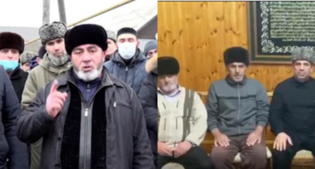 Relatives of the policeman killed in Grozny announce a blood feud. Screenshot: https://www.instagram.com/p/CJd1wcEK2Aa/. Screenshot from Sultygovs' appeal, t.me/fortangaorg/7920. Collage made by the Caucasian Knot Relatives of the policeman killed in Grozny announce a blood feud. Screenshot: https://www.instagram.com/p/CJd1wcEK2Aa/. Screenshot from Sultygovs' appeal, t.me/fortangaorg/7920. Collage made by the Caucasian Knot