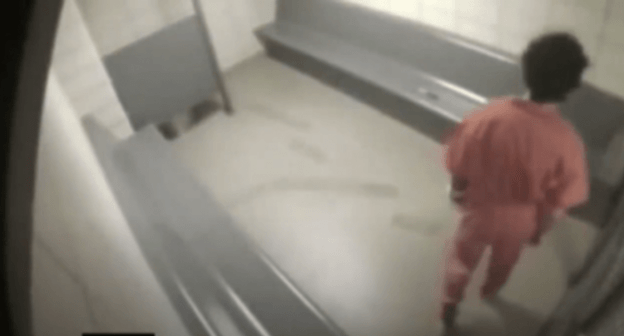 Djokhar Tsarnaev in a prison cell. Screenshot: https://www.youtube.com/watch?v=fbQUYe2oP6I Djokhar Tsarnaev in a prison cell. Screenshot: https://www.youtube.com/watch?v=fbQUYe2oP6I