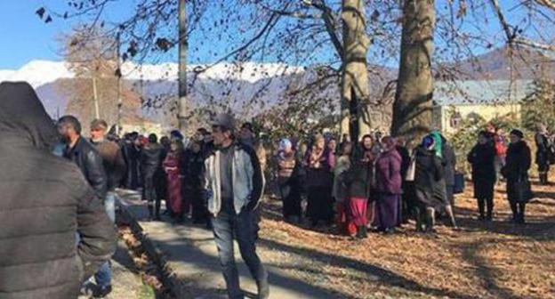 Pankisi residents hold protest action after special operation in December of 2017. Photo: Giorgi Aladashvili (RFE/RL) Pankisi residents hold protest action after special operation in December of 2017. Photo: Giorgi Aladashvili (RFE/RL)