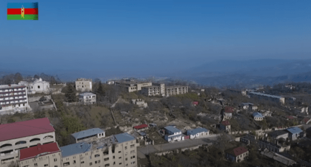 Shusha. Screenshot from video shot on November 24, 2020 by the Ministry of Defence of Azerbaijan: https://youtu.be/PWtaTW_3TpM Shusha. Screenshot from video shot on November 24, 2020 by the Ministry of Defence of Azerbaijan: https://youtu.be/PWtaTW_3TpM