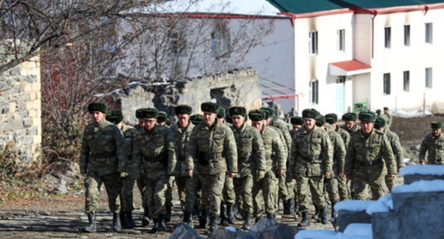 Azerbaijani soldiers in Kelbajar. Photo by Aziz Karinmov for the "Caucasian Knot" Azerbaijani soldiers in Kelbajar. Photo by Aziz Karinmov for the "Caucasian Knot"