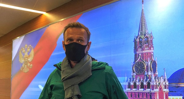 Alexei Navalny at the Moscow's Sheremetyevo Airport, January 17, 2021. Photo: REUTERS/Polina Ivanova Alexei Navalny at the Moscow's Sheremetyevo Airport, January 17, 2021. Photo: REUTERS/Polina Ivanova