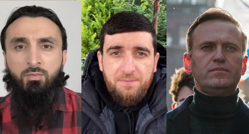 Tumso Abdurakhmanov, Kurban Askandarov, Alexei Navalny (from left to right). Collage by the "Caucasian Knot". Screenshot of the video by ABU-SADDAM SHISHANI https://www.youtube.com/watch?v=YpPttYlfz3s&feature=youtu.be Tumso Abdurakhmanov, Kurban Askandarov, Alexei Navalny (from left to right). Collage by the "Caucasian Knot". Screenshot of the video by ABU-SADDAM SHISHANI https://www.youtube.com/watch?v=YpPttYlfz3s&feature=youtu.be