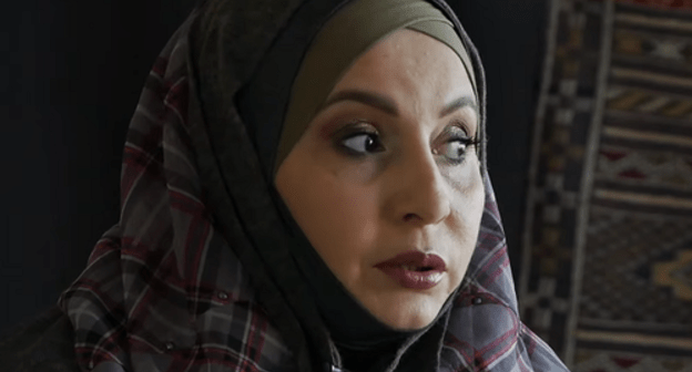 Asya Gazhaeva. Screenshot from video posted by Glasnaya media at: https://youtu.be/21v7SUxQtac Asya Gazhaeva. Screenshot from video posted by Glasnaya media at: https://youtu.be/21v7SUxQtac