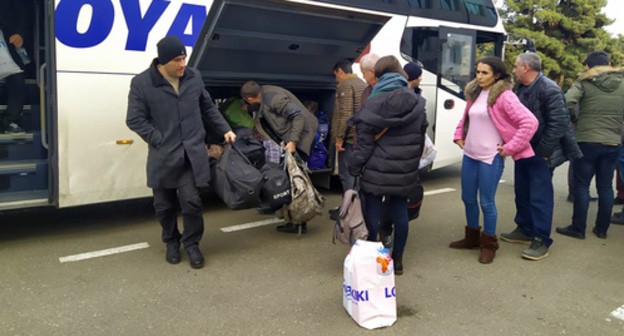 Residents of Nagorno-Karabakh return from Yerevan to Stepanakert, January 2021. Photo by Alvard Grigoryan for the Caucasian Knot Residents of Nagorno-Karabakh return from Yerevan to Stepanakert, January 2021. Photo by Alvard Grigoryan for the Caucasian Knot