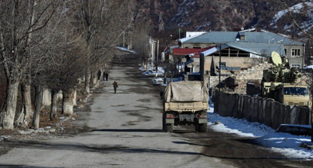 Azerbaijani military truck, January 8, 2021. Photo by Aziz Karimov for the Caucasian Knot Azerbaijani military truck, January 8, 2021. Photo by Aziz Karimov for the Caucasian Knot