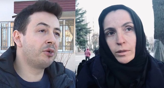 Ruslan Totrov and Oksana Sotieva. Collage prepared by the Caucasian Knot. Screenshot: http://alaniatv.ru/, "David Zhvania" https://www.youtube.com/watch?v=iUl2n0d-8a8 Ruslan Totrov and Oksana Sotieva. Collage prepared by the Caucasian Knot. Screenshot: http://alaniatv.ru/, "David Zhvania" https://www.youtube.com/watch?v=iUl2n0d-8a8