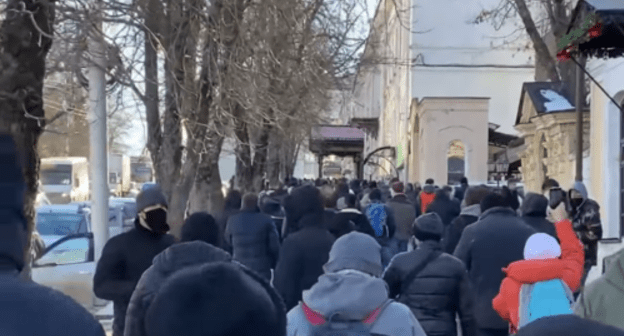 Protest rally in Stavropol, January 23, 2021. Screenshot: https://www.facebook.com/permalink.php?story_fbid=3996140240410493&id=100000436699400 Protest rally in Stavropol, January 23, 2021. Screenshot: https://www.facebook.com/permalink.php?story_fbid=3996140240410493&id=100000436699400
