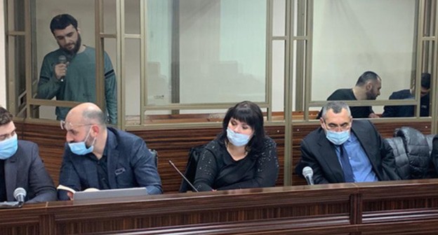 Abdulmumin Gadjiev in the courtroom. Photo by the press service of the Southern Military District Court Abdulmumin Gadjiev in the courtroom. Photo by the press service of the Southern Military District Court