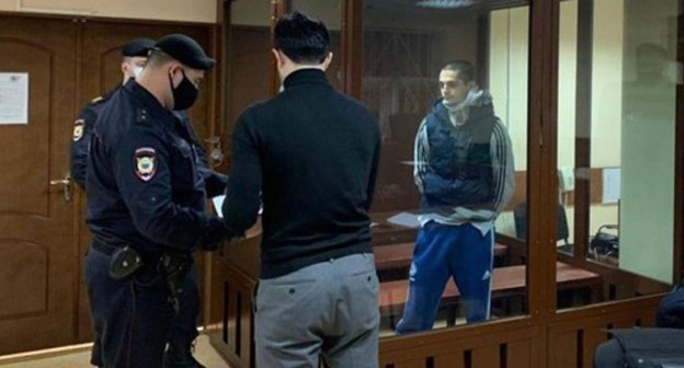 Said-Mukhammad Djumaev (on the right). Photo by the press service of the Presnensky District Court of Moscow Said-Mukhammad Djumaev (on the right). Photo by the press service of the Presnensky District Court of Moscow