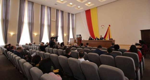 The South-Ossetian parliament session. Photo from the official website of the Parliament of South Ossetia http://www.parliamentrso.org/ The South-Ossetian parliament session. Photo from the official website of the Parliament of South Ossetia http://www.parliamentrso.org/