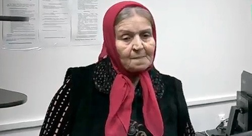 Zina Dolueva, a resident of Grozny. Screenshot: https://vk.com/groznytv?z=video-42535075_456249926%2F743f1ff48c8c809ae0%2Fpl_wall_-42535075 Zina Dolueva, a resident of Grozny. Screenshot: https://vk.com/groznytv?z=video-42535075_456249926%2F743f1ff48c8c809ae0%2Fpl_wall_-42535075