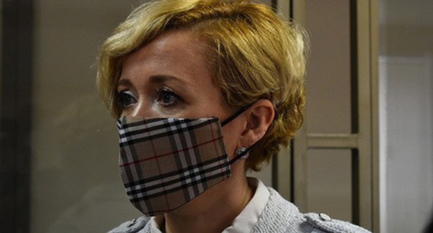 Anastasia Shevchenko in a courtroom. Photo by Konstantin Volgin for the Caucasian Knot Anastasia Shevchenko in a courtroom. Photo by Konstantin Volgin for the Caucasian Knot