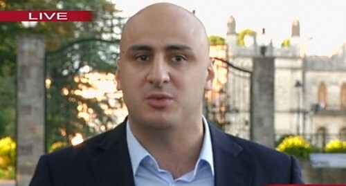 Nika Meliya. Screenshot of the video https://rustavi2.ge/en/news/57504 Nika Meliya. Screenshot of the video https://rustavi2.ge/en/news/57504