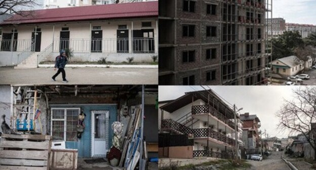 Residential buildings in Gelenzhik. Photo: Alina Desyatnicheno for the 'Novaya Gazeta'. Collage prepared by the Caucasian Knot Residential buildings in Gelenzhik. Photo: Alina Desyatnicheno for the 'Novaya Gazeta'. Collage prepared by the Caucasian Knot