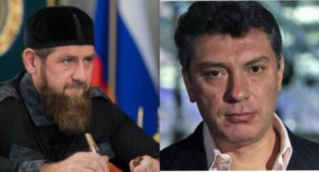 Ramzan Kadyrov (left) and Boris Nemtsov. Collage made by the Caucasian Knot. Photo: press service of the Chechen Administration; REUTERS/Grigory Dukor. Ramzan Kadyrov (left) and Boris Nemtsov. Collage made by the Caucasian Knot. Photo: press service of the Chechen Administration; REUTERS/Grigory Dukor.
