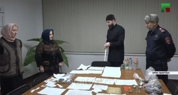 Screenshot from video posted at: https://www.instagram.com/groznytv/?hl=ru Screenshot from video posted at: https://www.instagram.com/groznytv/?hl=ru