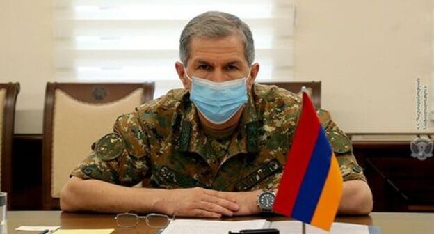 Onik Gasparyan. Photo by the press service of the Armenian Ministry of Defence (MoD) Onik Gasparyan. Photo by the press service of the Armenian Ministry of Defence (MoD)