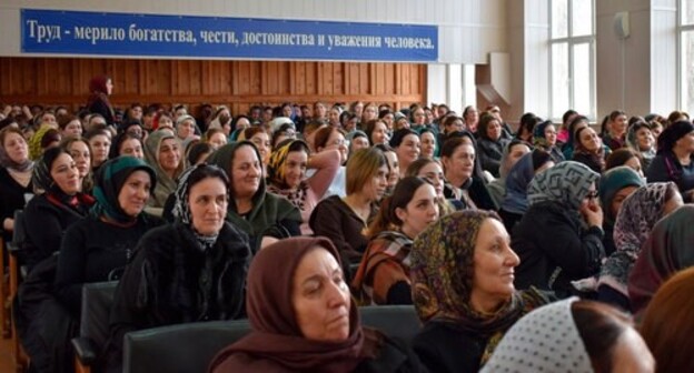Celebrating the International Women's Day in the Karabudakhkent District of Dagestan. Photo by the press service of the Karabudakhkent District Celebrating the International Women's Day in the Karabudakhkent District of Dagestan. Photo by the press service of the Karabudakhkent District