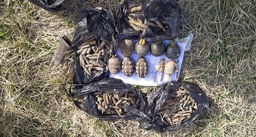 Ammunition. Photo: official website of the Federal National Guard Troops Service of the Russian Federation https://rosguard.gov.ru/ru/news/article/v-dagestane-pri-uchastii-rosgvardii-obezvrezheny-boepripasy Ammunition. Photo: official website of the Federal National Guard Troops Service of the Russian Federation https://rosguard.gov.ru/ru/news/article/v-dagestane-pri-uchastii-rosgvardii-obezvrezheny-boepripasy