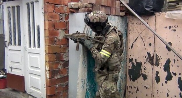 A counterterrorist operation (CTO) in Makhachkala on March 11, 2021. Photo by the press service of the National Antiterrorist Committee (NAC) http://nac.gov.ru/kontrterroristicheskie-operacii/v-dagestane-v-hode-kto-neytralizovan-bandit-1.html#&gid=1&pid=1 A counterterrorist operation (CTO) in Makhachkala on March 11, 2021. Photo by the press service of the National Antiterrorist Committee (NAC) http://nac.gov.ru/kontrterroristicheskie-operacii/v-dagestane-v-hode-kto-neytralizovan-bandit-1.html#&gid=1&pid=1