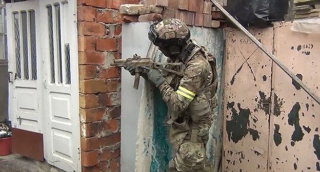 A counterterrorist operation. Makhachkala, March 11, 2021. Photo by the press service of the National Antiterrorist Committee (NAC) http://nac.gov.ru A counterterrorist operation. Makhachkala, March 11, 2021. Photo by the press service of the National Antiterrorist Committee (NAC) http://nac.gov.ru