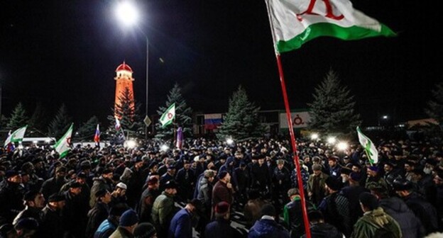 Protest rally in Magas, October 2018. Photo: REUTERS/Maxim Shemetov Protest rally in Magas, October 2018. Photo: REUTERS/Maxim Shemetov