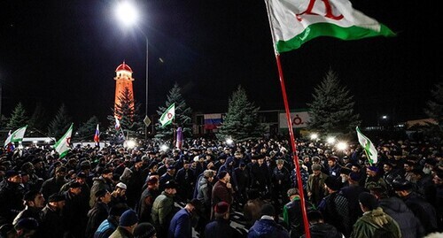 Protest rally in Magas, October 2018. Photo: REUTERS/Maxim Shemetov Protest rally in Magas, October 2018. Photo: REUTERS/Maxim Shemetov