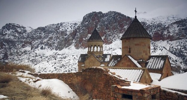 Noravank Monastery near Djermuk. Photo by lj-user dementievskiy https://ru.wikipedia.org/wiki/Джермук Noravank Monastery near Djermuk. Photo by lj-user dementievskiy https://ru.wikipedia.org/wiki/Джермук