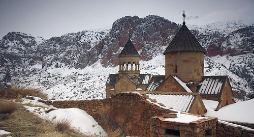 Noravank Monastery near Djermuk. Photo by lj-user dementievskiy https://ru.wikipedia.org/wiki/Джермук Noravank Monastery near Djermuk. Photo by lj-user dementievskiy https://ru.wikipedia.org/wiki/Джермук