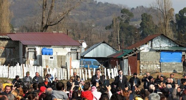 Houses in the dwelling settlement "Dream City" in Batumi. Photo by the press service of the Georgian Government https://www.facebook.com/GeorgianGovernment/photos/pcb.1602184726586092/1602183863252845/?type=3&theater Houses in the dwelling settlement "Dream City" in Batumi. Photo by the press service of the Georgian Government https://www.facebook.com/GeorgianGovernment/photos/pcb.1602184726586092/1602183863252845/?type=3&theater