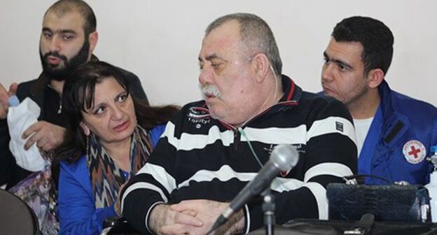 Manvel Grigoryan in the courtroom. Photo by Tigran Petrosyan for the "Caucasian Knot" Manvel Grigoryan in the courtroom. Photo by Tigran Petrosyan for the "Caucasian Knot"