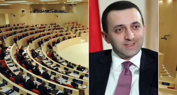 Parliament of Georgia, Irakli Garibashvili. Photo: VOA, Parliament of Georgia Parliament of Georgia, Irakli Garibashvili. Photo: VOA, Parliament of Georgia