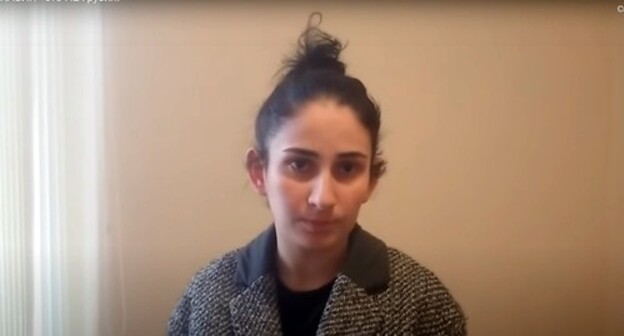 Alyona Taniya apologizes for her video posted on social media site. Screenshot: YouTube channel of the Abkhazian MIA’s press service Alyona Taniya apologizes for her video posted on social media site. Screenshot: YouTube channel of the Abkhazian MIA’s press service