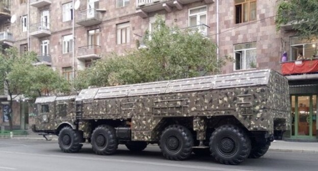 The "Iskander" missile in Yerevan. Photo: Jonj7490, https://commons.wikimedia.org/w/index.php?curid=58111154 The "Iskander" missile in Yerevan. Photo: Jonj7490, https://commons.wikimedia.org/w/index.php?curid=58111154