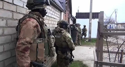 A special operation. Photo by the press service of the Russian National Antiterrorist Committee (NAC) © the Russian FSB (Federal Security Bureau) A special operation. Photo by the press service of the Russian National Antiterrorist Committee (NAC) © the Russian FSB (Federal Security Bureau)