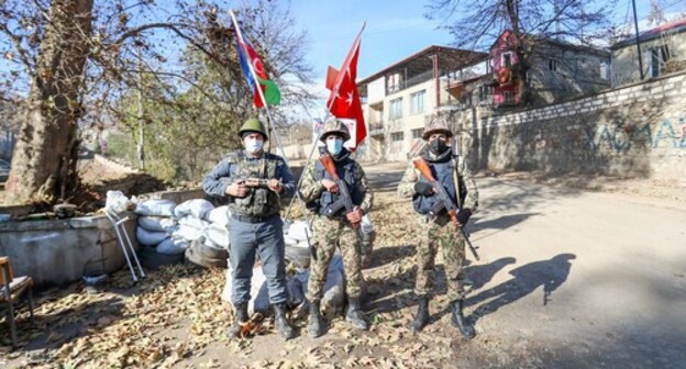 Azerbaijani militaries in Nagorno-Karabakh. Photo by Aziz Karimov for the "Caucasian Knot" Azerbaijani militaries in Nagorno-Karabakh. Photo by Aziz Karimov for the "Caucasian Knot"