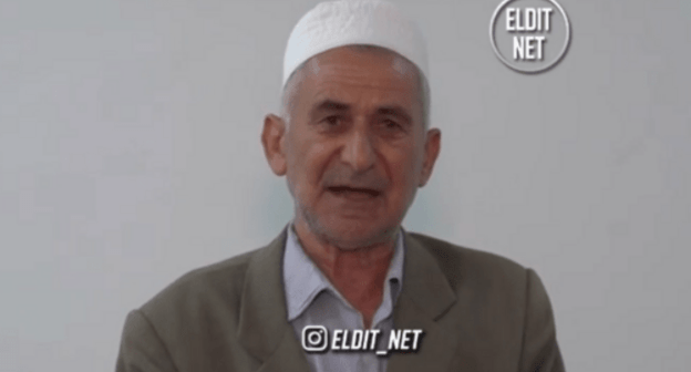 Vakha Kagermanov, a resident of the village of Goity. Screenshot of the video https://www.instagram.com/p/CNc-2g1qX0K/?igshid=mwbh8vj3z6ik Vakha Kagermanov, a resident of the village of Goity. Screenshot of the video https://www.instagram.com/p/CNc-2g1qX0K/?igshid=mwbh8vj3z6ik