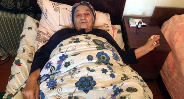 Tamara Suleimanova, 76, declared a hunger strike. Photo: MEDIAN TV Tamara Suleimanova, 76, declared a hunger strike. Photo: MEDIAN TV