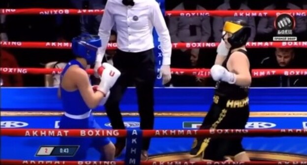 Young boxers. Screenshot of the video https://www.youtube.com/watch?v=GrfMEoDgbrE Young boxers. Screenshot of the video https://www.youtube.com/watch?v=GrfMEoDgbrE
