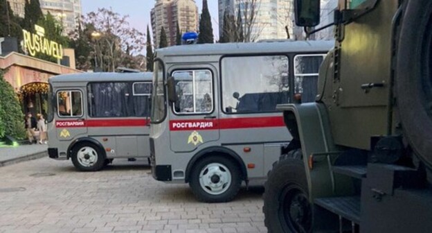 Special vehicles in Sochi on April 21, 2021. Photo by Svetlana Kravchenko for the "Caucasian Knot" Special vehicles in Sochi on April 21, 2021. Photo by Svetlana Kravchenko for the "Caucasian Knot"