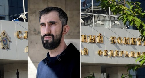 Timur Mazaev. An entrance to the building of the investigating committee. Photo: Vlad Dokshin, "Novaya Gazeta", Nina Tumanova; collage by the "Caucasian Knot" Timur Mazaev. An entrance to the building of the investigating committee. Photo: Vlad Dokshin, "Novaya Gazeta", Nina Tumanova; collage by the "Caucasian Knot"