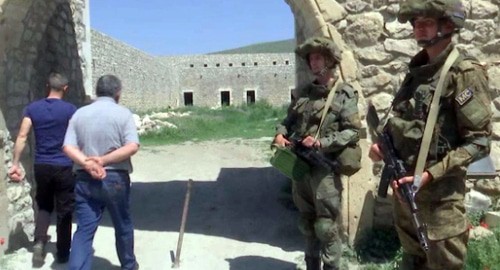 Piligrims at the Amaras Monastery. Photo courtesy of the press service of the Russian Ministry of Defence Piligrims at the Amaras Monastery. Photo courtesy of the press service of the Russian Ministry of Defence