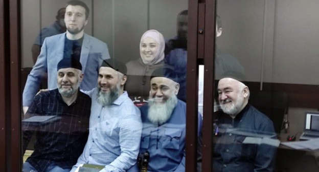 Defendants in the Ingush case. Photo by the Caucasian Knot Defendants in the Ingush case. Photo by the Caucasian Knot
