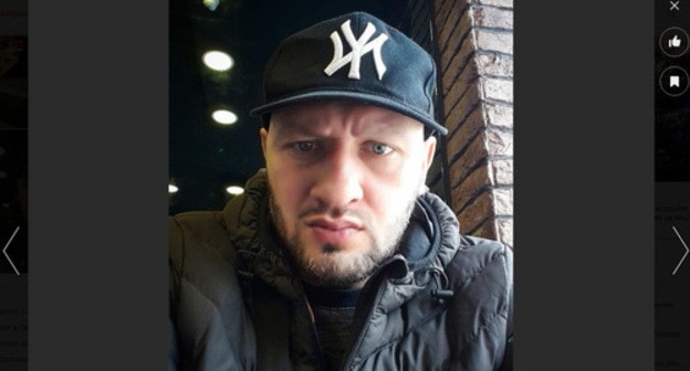 Said Mamedzade. Screenshot of personal page in 'Odnoklassniki' social network Said Mamedzade. Screenshot of personal page in 'Odnoklassniki' social network