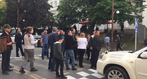 Participants of a protest action in Stepanakert. Photo by Alvard Grigoryan for the Caucasian Knot Participants of a protest action in Stepanakert. Photo by Alvard Grigoryan for the Caucasian Knot