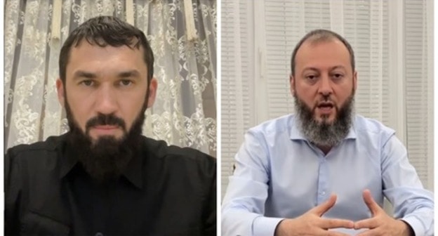 Magomed Daudov (on the left) and Magomed Khazbiev. Screenshots of the videos on Daudov's and Khazbiev's Instagram pages: https://www.instagram.com/khazbiev_magomed/ and https://www.instagram.com/lord_095/ Collage by the "Caucasian Knot" Magomed Daudov (on the left) and Magomed Khazbiev. Screenshots of the videos on Daudov's and Khazbiev's Instagram pages: https://www.instagram.com/khazbiev_magomed/ and https://www.instagram.com/lord_095/ Collage by the "Caucasian Knot"